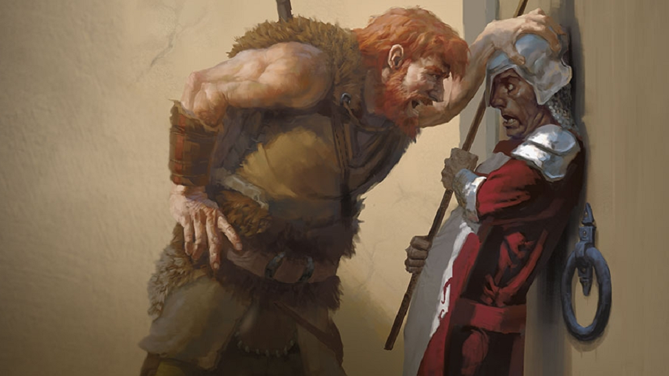 D&D Barbarian intimidate