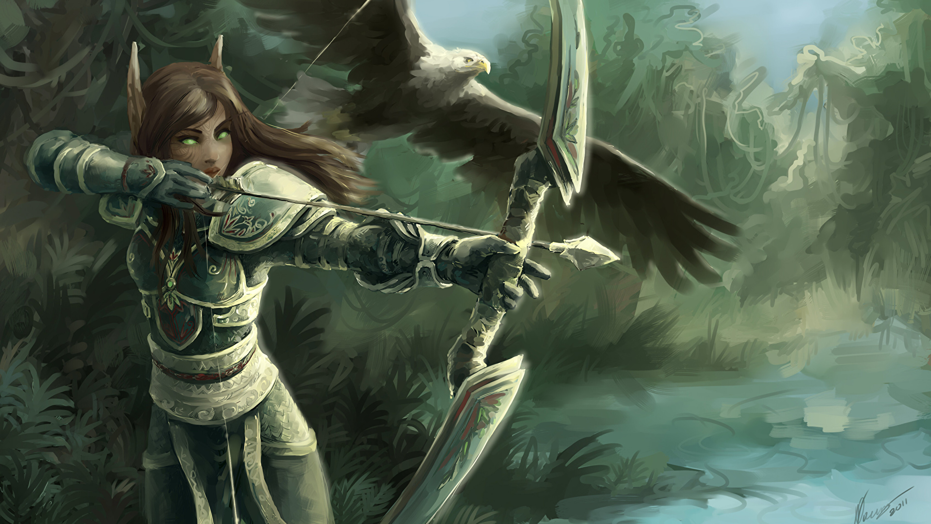 dnd ranger with eagle