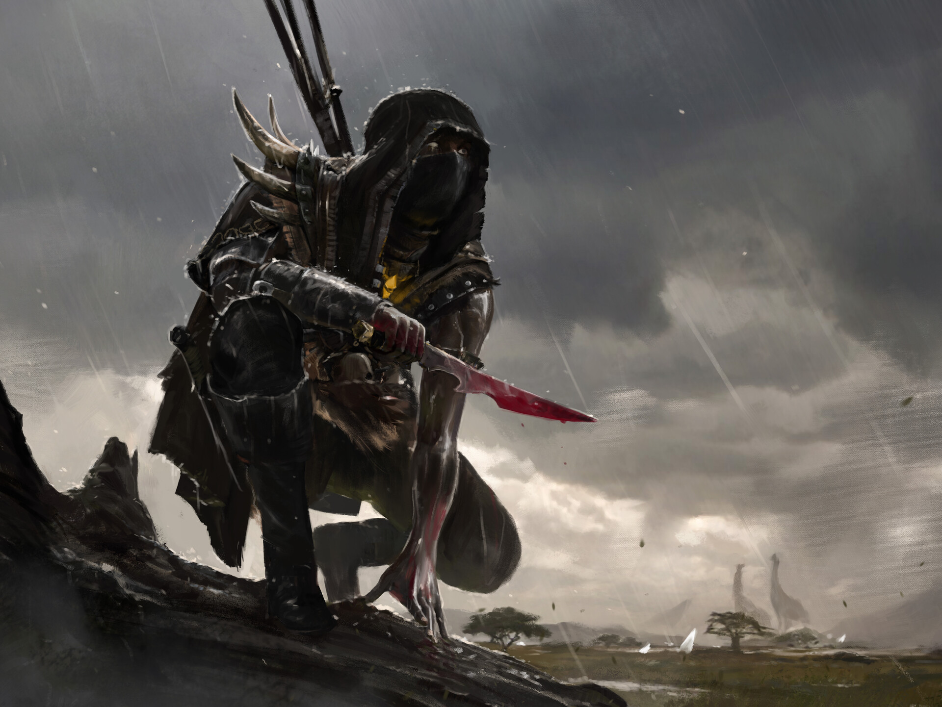 dnd blood hunter in rain